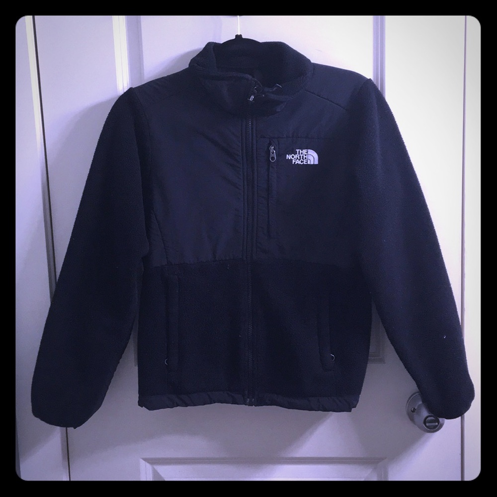North face black zip up